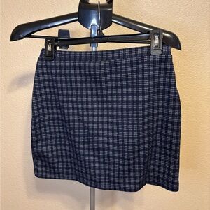 Forever 21 Blue Checkered Mini Skirt Y2K